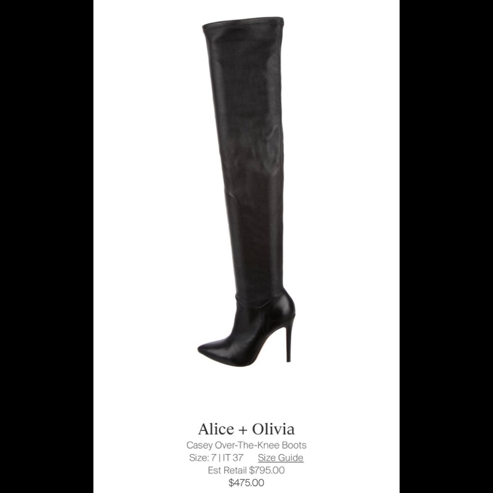 Alice and Olivia Vegan Leather Boots